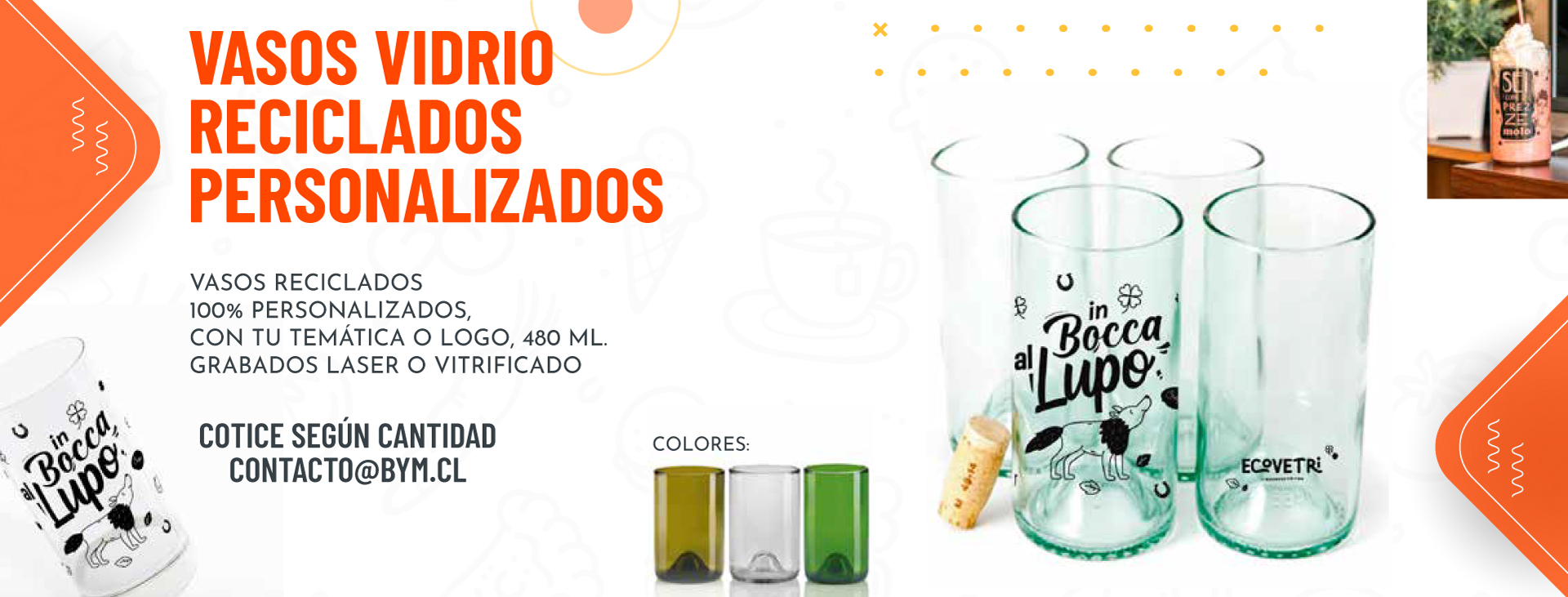 Botellas, Mug y Vasos